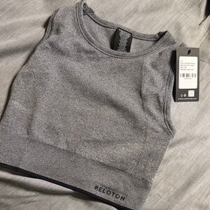 Peloton Charcoal stretch sports bra tank XS/S